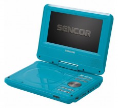 Sencor SPV 2719 Funky Blue Hordozható DVD lejátszó - kék Audio-Video / Hifi / Multimédia - Hordozható CD / DVD / Multimédia készülék - Hordozható DVD lejátszó - 270461