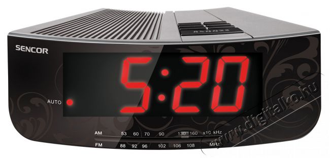 Sencor SRC 108 Rádiós ébresztőóra - ezüst Audio-Video / Hifi / Multimédia - Rádió / órás rádió - Ébresztőórás rádió - 260555