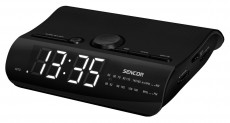 Sencor SRC 140 Rádiós ébresztőóra - fekete Audio-Video / Hifi / Multimédia - Rádió / órás rádió - Ébresztőórás rádió - 260558