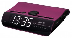 Sencor SRC 140 Rádiós ébresztőóra - pink Audio-Video / Hifi / Multimédia - Rádió / órás rádió - Ébresztőórás rádió - 260559