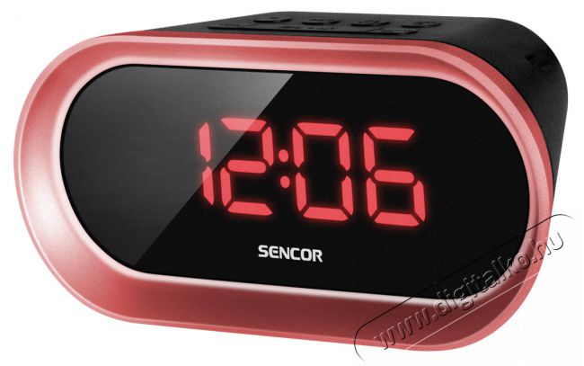 Sencor SRC 150 Rádiós ébresztőóra - piros Audio-Video / Hifi / Multimédia - Rádió / órás rádió - Ébresztőórás rádió - 270471