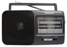 Sencor SRD 206 Hordozható táskarádió Audio-Video / Hifi / Multimédia - Rádió / órás rádió - Hordozható, zseb-, táska rádió - 270470