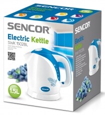 Sencor SWK 1502BL Vízforraló - fehér/kék Konyhai termékek - Vízforraló / teafőző - 260728