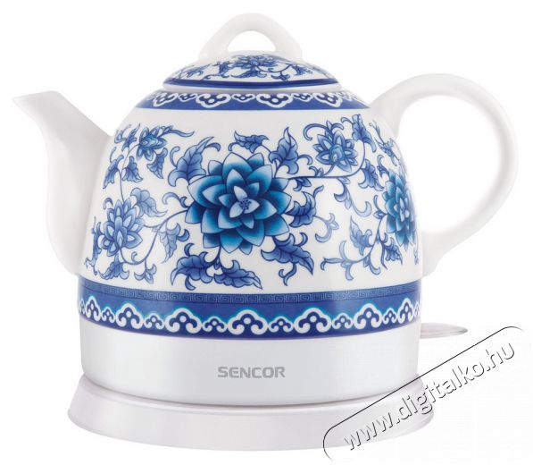Sencor SWK 7001 Vízforraló porcelán - fehér/kék Konyhai termékek - Vízforraló / teafőző - 260745