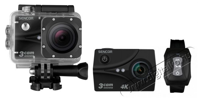 Sencor 3CAM 4K50WRB akciókamera Fényképezőgép / kamera - Kompakt fényképezőgép - Kaland és vízálló fényképezőgép - 349268