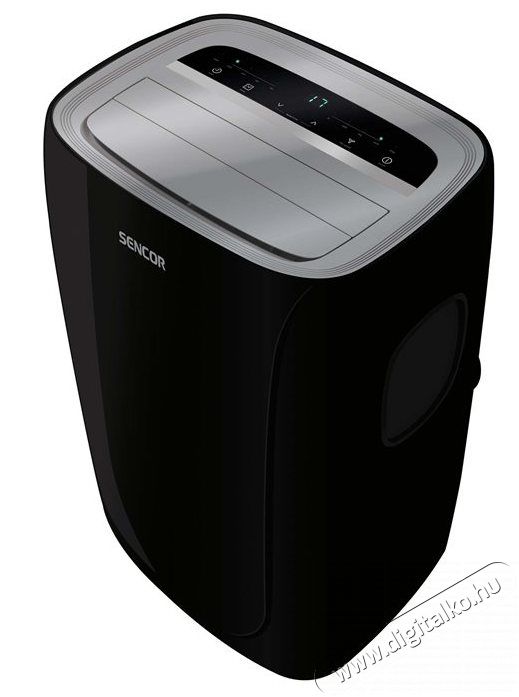 Sencor SAC MT1225CH Mobilklíma - fekete Háztartás / Otthon / Kültér - Ventilátor / Légkondicionáló - Mobil klíma - 353298