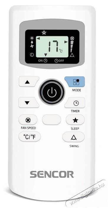 Sencor SAC MT1225CH Mobilklíma - fekete Háztartás / Otthon / Kültér - Ventilátor / Légkondicionáló - Mobil klíma - 353298