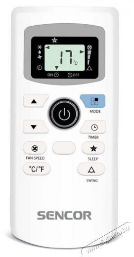 Sencor SAC MT1225CH Mobilklíma - fekete Háztartás / Otthon / Kültér - Ventilátor / Légkondicionáló - Mobil klíma - 353298