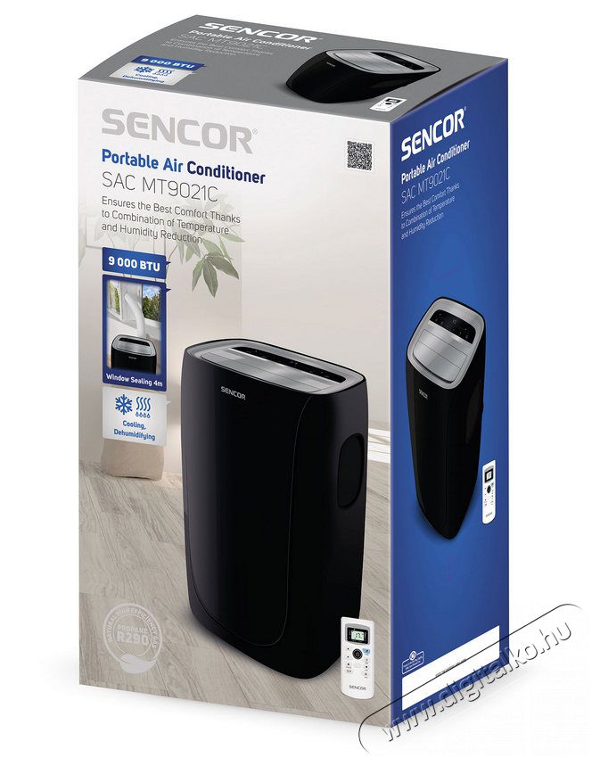 Sencor SAC MT9021C Mobilklíma (9000BTU) Háztartás / Otthon / Kültér - Ventilátor / Légkondicionáló - Mobil klíma - 361476