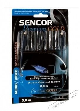 Sencor SAV 115-015 Optikai kábel Toslink csatlakozó 1,5m Tv kiegészítők - Kábel / csatlakozó - Optikai kábel - 277303