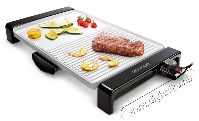 Sencor SBG 107WH Elektromos asztali grill Konyhai termékek - Konyhai kisgép (sütés / főzés / hűtés / ételkészítés) - Kontakt grill sütő / sütőlap - 278251