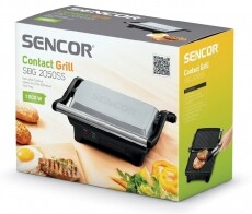 Sencor SBG 2050SS kontakt grill Konyhai termékek - Konyhai kisgép (sütés / főzés / hűtés / ételkészítés) - Kontakt grill sütő / sütőlap - 300427