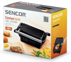 Sencor SBG 2051BK kontakt grill Konyhai termékek - Konyhai kisgép (sütés / főzés / hűtés / ételkészítés) - Kontakt grill sütő / sütőlap - 300428