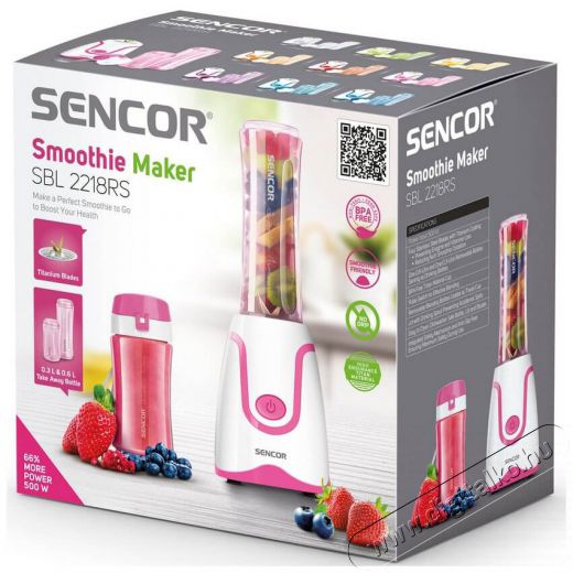 Sencor SBL 2218RS Smoothie mixer - rózsaszín Konyhai termékek - Konyhai kisgép (előkészítés / feldolgozás) - Turmixgép - 342549