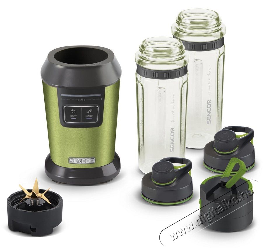 Sencor SBL 7170GG Smoothie maker turmixgép - zöld Konyhai termékek - Konyhai kisgép (előkészítés / feldolgozás) - Turmixgép - 351963