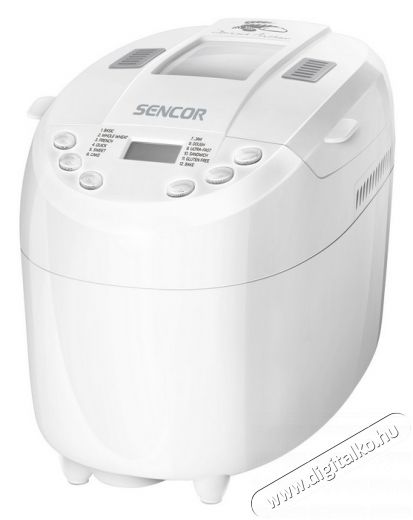 Sencor SBR 760WH kenyérsütő Konyhai termékek - Konyhai kisgép (sütés / főzés / hűtés / ételkészítés) - Kenyérsütő - 323408