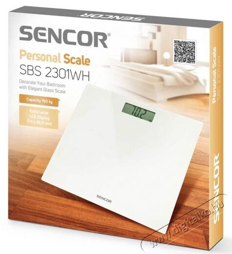 Sencor SBS 2301WH személymérleg Szépségápolás / Egészség - Mérleg - Személy mérleg - 336075