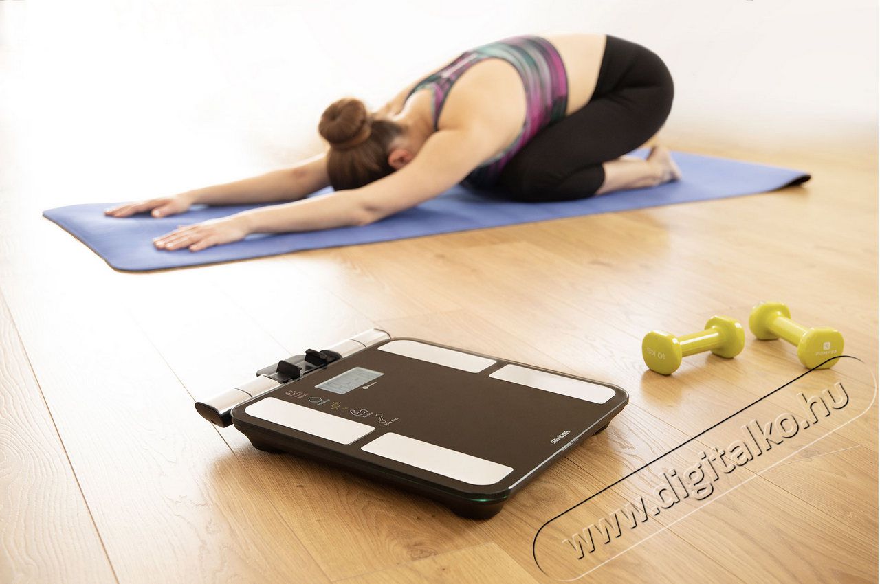 Sencor SBS 8800BK fitnesz személy mérleg - kék Szépségápolás / Egészség - Mérleg - Személy mérleg - 361478