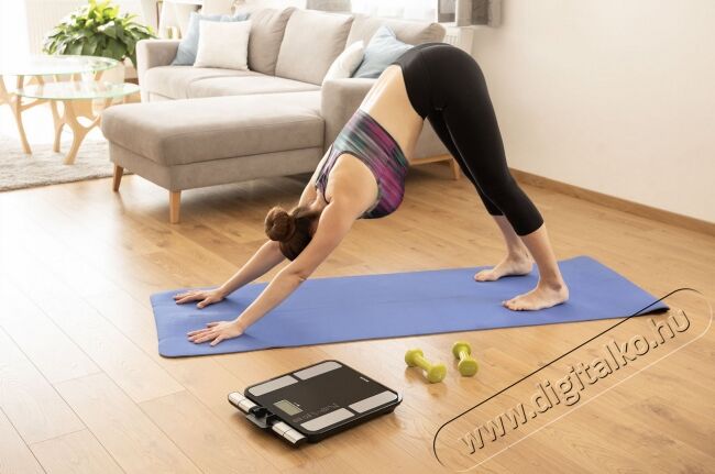 Sencor SBS 8800BK fitnesz személy mérleg - kék Szépségápolás / Egészség - Mérleg - Személy mérleg - 361478