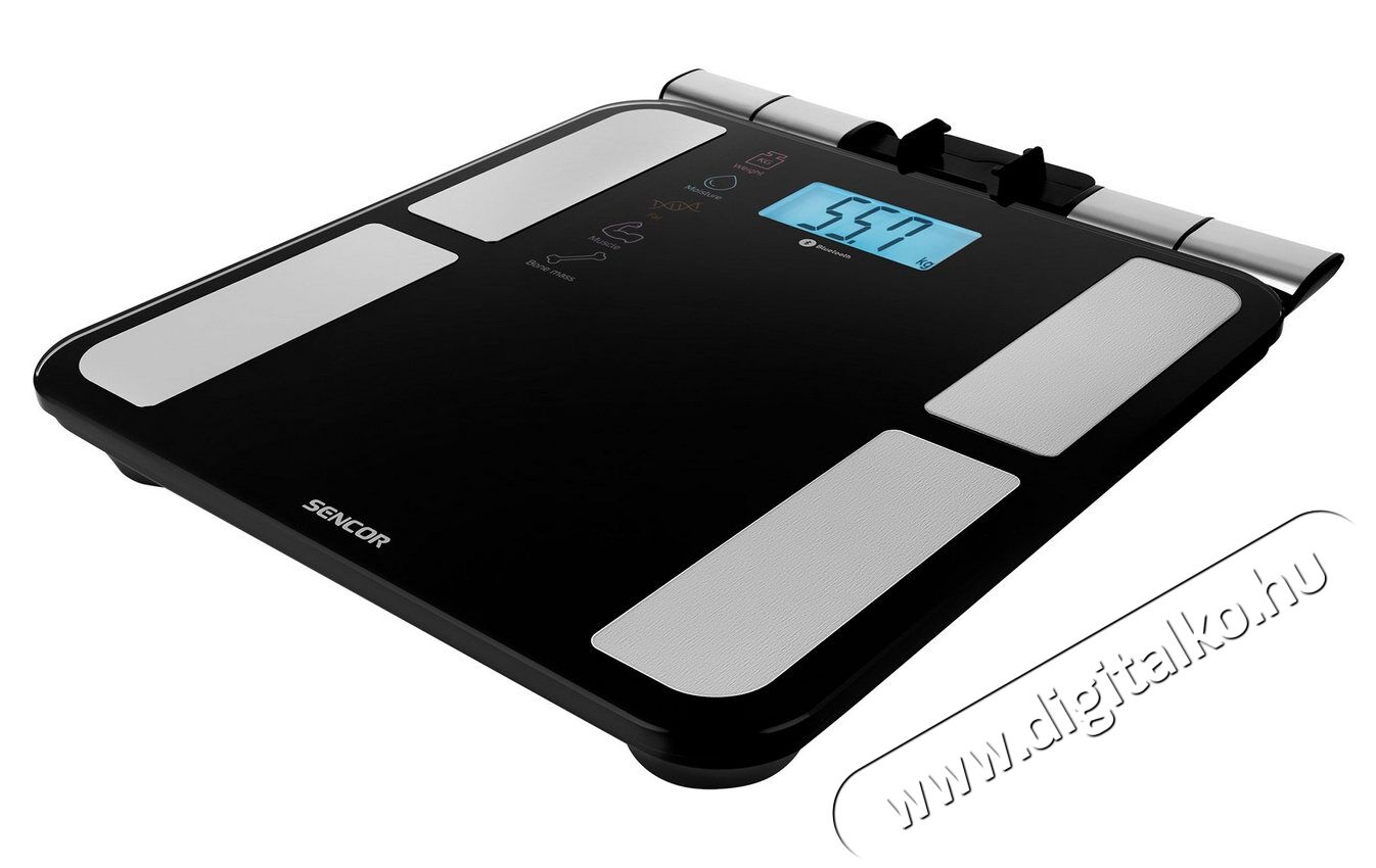 Sencor SBS 8800BK fitnesz személy mérleg - kék Szépségápolás / Egészség - Mérleg - Személy mérleg - 361478