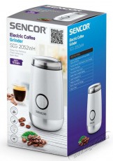 Sencor SCG 2052WH kávédaráló - fehér Konyhai termékek - Kávéfőző / kávéörlő / kiegészítő - Kávédaráló / őrlő - 317415