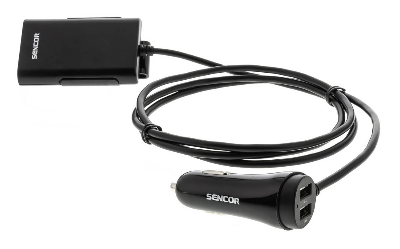 Sencor SCH 360 autós töltő HUB 4xUSB/9,6A Autóhifi / Autó felszerelés - Autós töltő / szivargyújtó adapter - 351972