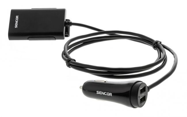 Sencor SCH 360 autós töltő HUB 4xUSB/9,6A Autóhifi / Autó felszerelés - Autós töltő / szivargyújtó adapter - 351972