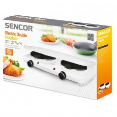 Sencor SCP 2271WH-EUE3 elektromos főzőlap Konyhai termékek - Sütő-főzőlap, tűzhely (szabadonálló) - Elektromos főzőlap (szabadonálló) - 361483