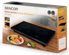 Sencor SCP 4601GY Indukciós Főzőlap Konyhai termékek - Sütő-főzőlap, tűzhely (szabadonálló) - Indukciós főzőlap (szabadonálló) - 366827