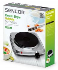 Sencor SCP 1502SS hordozható főzőlap Konyhai termékek - Sütő-főzőlap, tűzhely (szabadonálló) - Elektromos főzőlap (szabadonálló) - 300443