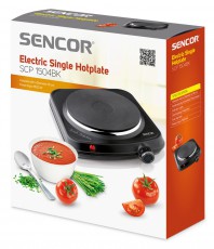 Sencor SCP 1504BK elektromos főzőlap Konyhai termékek - Sütő-főzőlap, tűzhely (szabadonálló) - Elektromos főzőlap (szabadonálló) - 342107