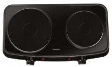 Sencor SCP 2254BK-EUE3 elektromos főzőlap Konyhai termékek - Sütő-főzőlap, tűzhely (szabadonálló) - Elektromos főzőlap (szabadonálló) - 361482