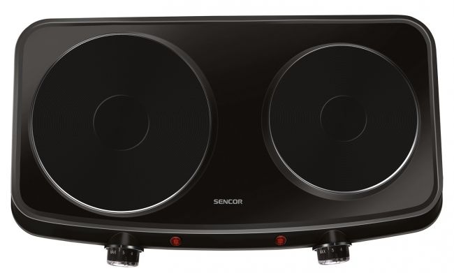 Sencor SCP 2254BK-EUE3 elektromos főzőlap Konyhai termékek - Sütő-főzőlap, tűzhely (szabadonálló) - Elektromos főzőlap (szabadonálló) - 361482