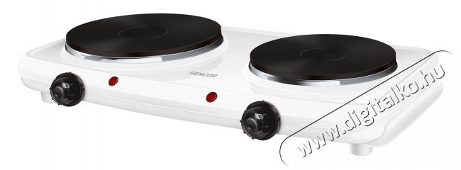 Sencor SCP 2270WH hordozható főzőlap Konyhai termékek - Sütő-főzőlap, tűzhely (szabadonálló) - Elektromos főzőlap (szabadonálló) - 300442