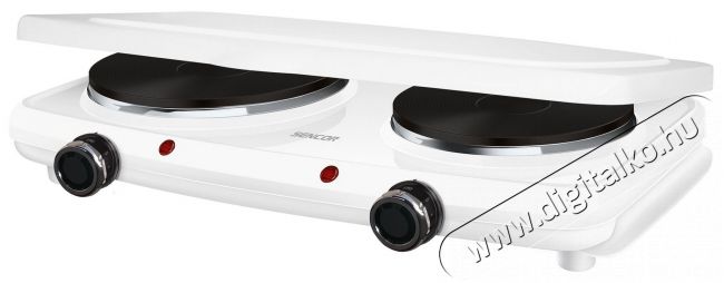 Sencor SCP 2271WH elektromos dupla főzőlap Konyhai termékek - Sütő-főzőlap, tűzhely (szabadonálló) - Elektromos főzőlap (szabadonálló) - 342110