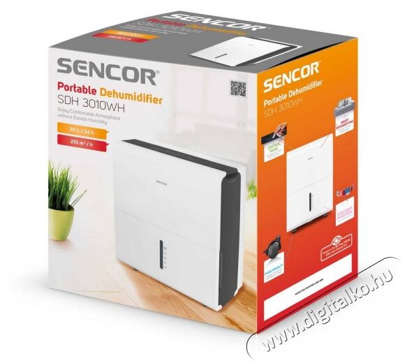 Sencor SDH 3020WH Páramentesítő Szépségápolás / Egészség - Légtisztító / párásító / párátlanító - Páramentesítő - 351526