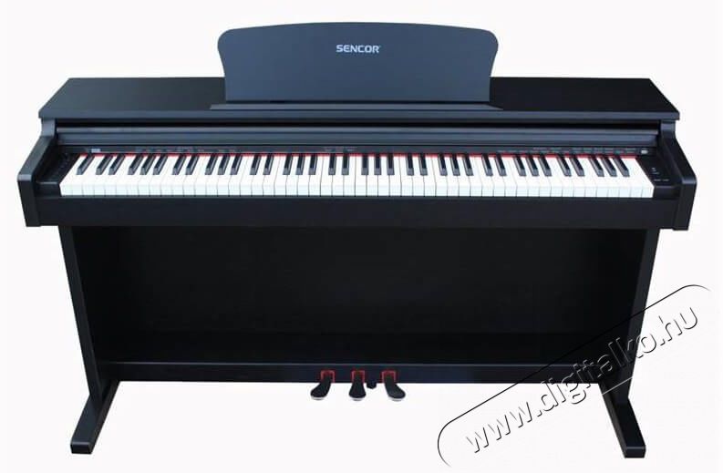 Sencor SDP 100 BK digitális zongora - fekete Audio-Video / Hifi / Multimédia - Hangszer - 336051