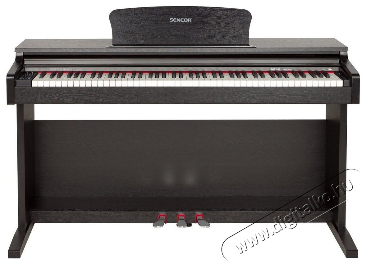 Sencor SDP 200 BK digitális zongora - fekete Audio-Video / Hifi / Multimédia - Hangszer - 336055