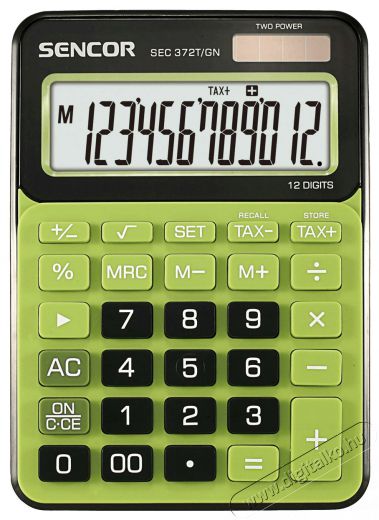 Sencor SEC 372T GN számológép - zöld Iroda és számítástechnika - Számológép - Irodai - 283242