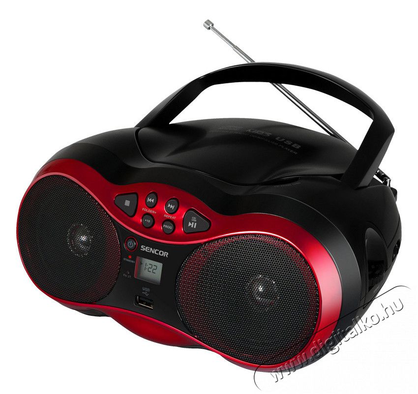 Sencor SPT 233 hordozható rádió Audio-Video / Hifi / Multimédia - Hordozható CD / DVD / Multimédia készülék - Hordozható CD / Multimédia rádiómagnó / Boombox - 296978