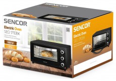 Sencor SEO 1710BK elektromos mini sütő Konyhai termékek - Sütő-főzőlap, tűzhely (szabadonálló) - Mini sütő / mini grill / mini konyha - 342112