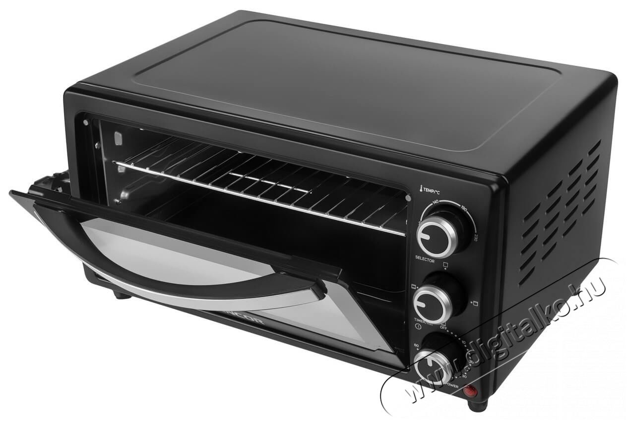 Sencor SEO 1710BK elektromos mini sütő Konyhai termékek - Sütő-főzőlap, tűzhely (szabadonálló) - Mini sütő / mini grill / mini konyha - 342112
