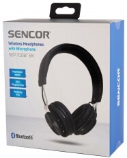 Sencor SEP 700BT Bluetooth fejhallgató headset - fekete Audio-Video / Hifi / Multimédia - Fül és Fejhallgatók - Fejhallgató mikrofonnal / headset - 351993