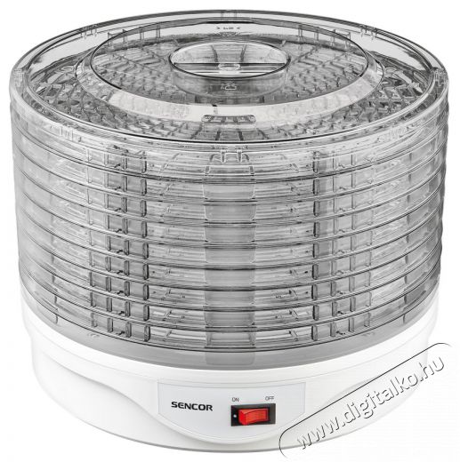 Sencor SFD 1209WH Gyümölcsaszaló - fehér Konyhai termékek - Konyhai kisgép (sütés / főzés / hűtés / ételkészítés) - Gyümölcsaszaló - 279335