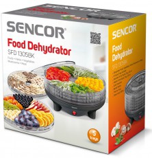 Sencor SFD 1305BK Gyümölcsaszaló - fekete Konyhai termékek - Konyhai kisgép (sütés / főzés / hűtés / ételkészítés) - Gyümölcsaszaló - 280377