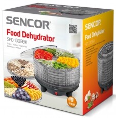 Sencor SFD 1309BK Gyümölcsaszaló - fekete Konyhai termékek - Konyhai kisgép (sütés / főzés / hűtés / ételkészítés) - Gyümölcsaszaló - 279336