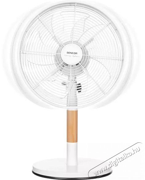 Sencor SFE3080WH asztali ventilátor Háztartás / Otthon / Kültér - Ventilátor / Légkondicionáló - Asztali ventilátor - 362173