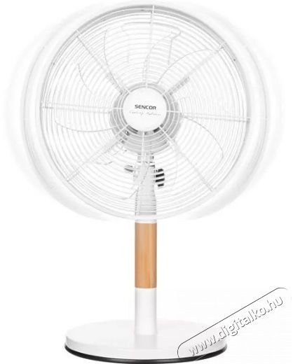Sencor SFE3080WH asztali ventilátor Háztartás / Otthon / Kültér - Ventilátor / Légkondicionáló - Asztali ventilátor - 362173