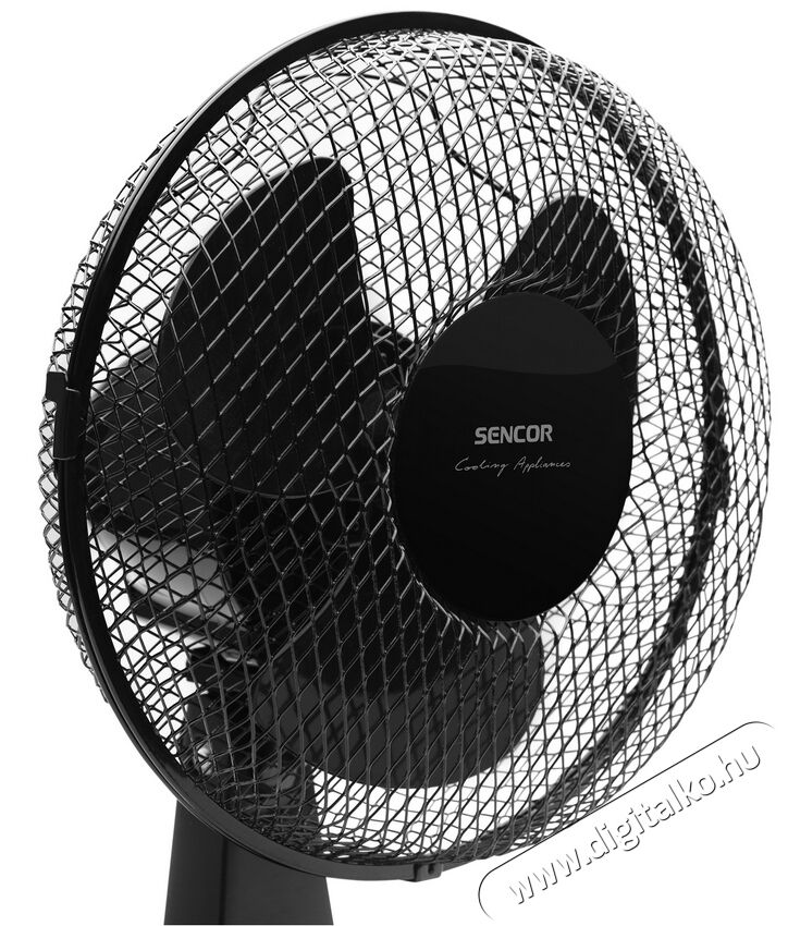 Sencor SFE 2311BK asztali ventilátor Háztartás / Otthon / Kültér - Ventilátor / Légkondicionáló - Asztali ventilátor - 336086