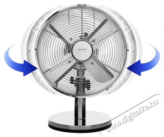 Sencor SFE 2540SL asztali ventilátor Háztartás / Otthon / Kültér - Ventilátor / Légkondicionáló - Asztali ventilátor - 336087